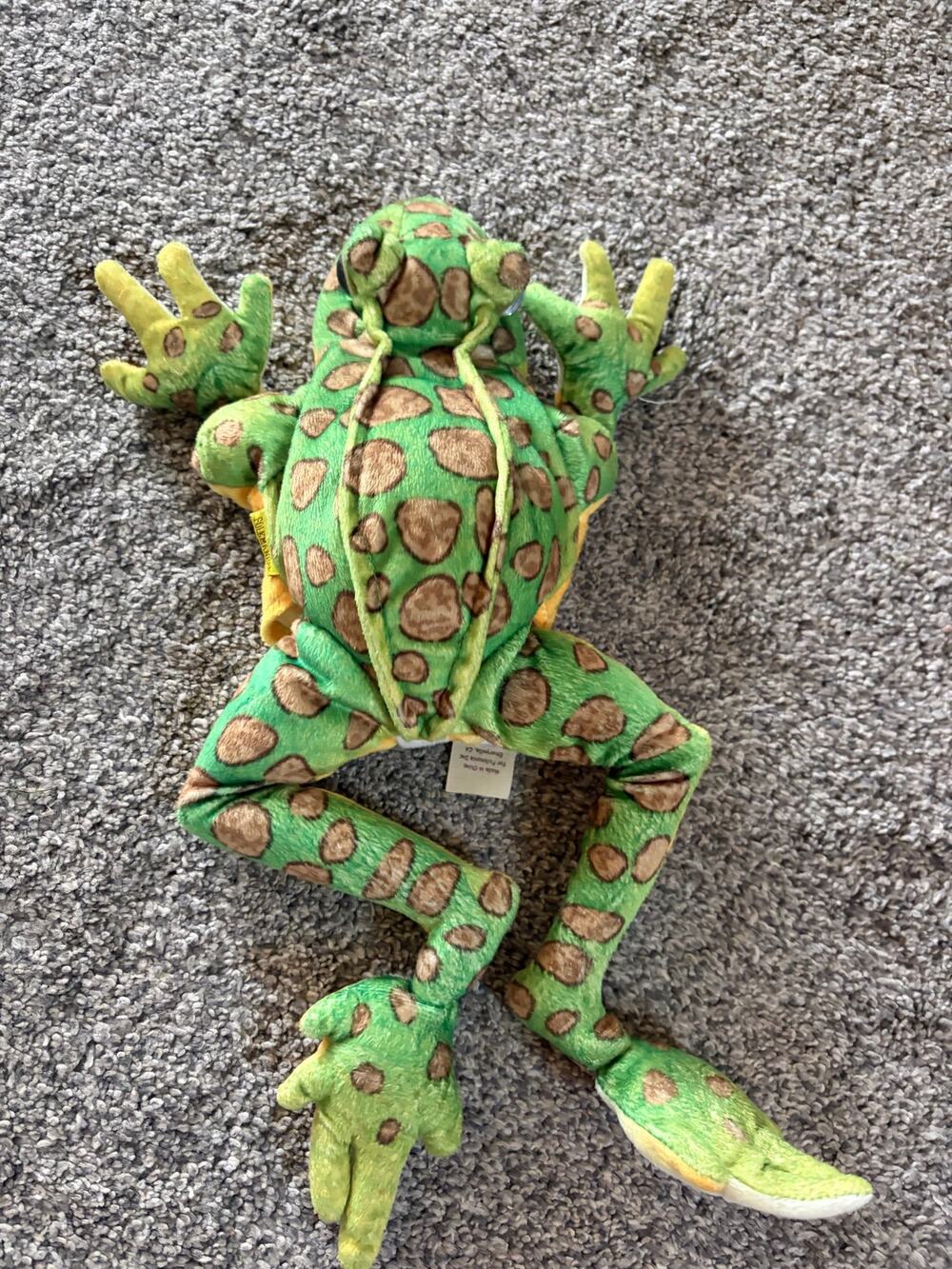 Vintage Folkmanis toad hand puppet